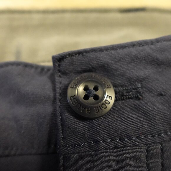 Eddie Bauer Men’s Tech Pant 32x32 Navy Nylon Stretch Outdoor Hiking - Picture 4 of 13